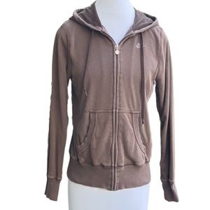 Nike Bwrown Long Sleeves HoodSleeves Jacket M Med Medium (8-10)